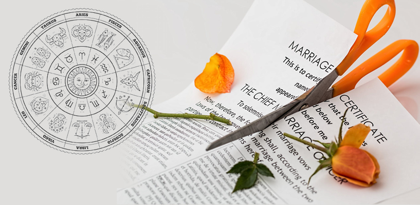 How to know divorce chances astrology?